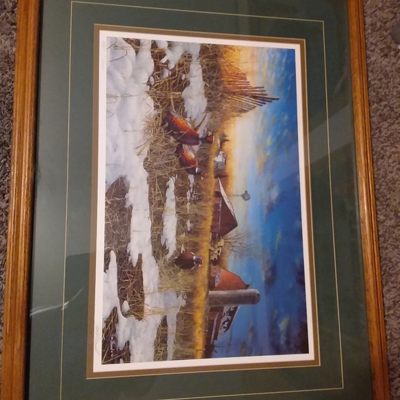 Harvest Rooster print - Picture 2 of 5